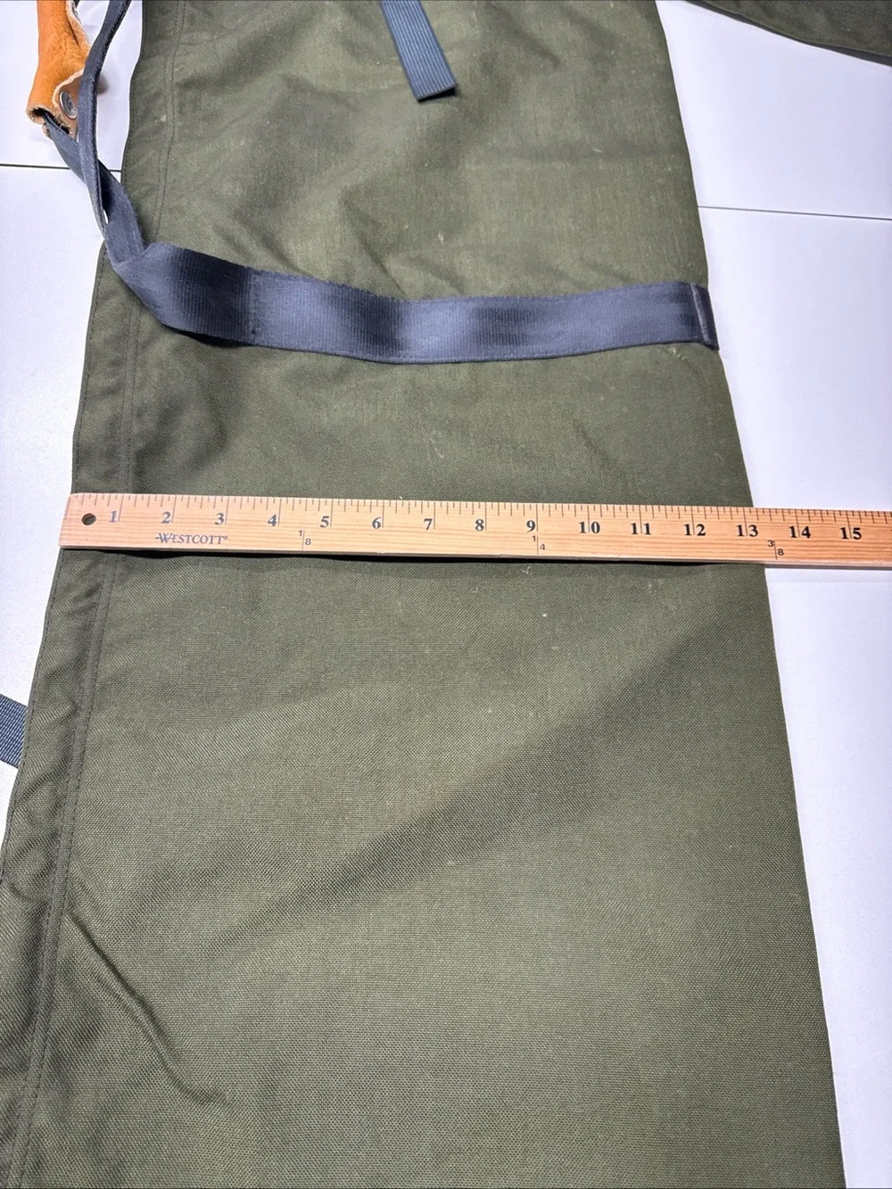 Outdoor Products Olive Green Canvas Fishing Rod Gear Travel Case ~13